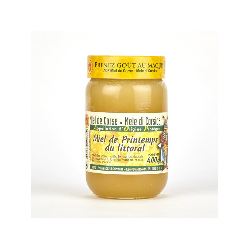 Miel de Printemps du Littoral Corse (400g)