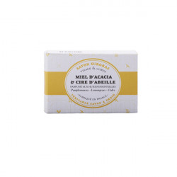 Savon au miel d'Acacia et cire d'abeille (100g)